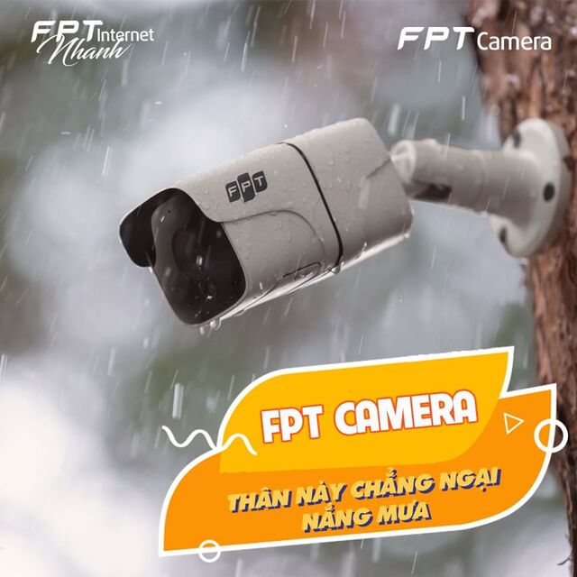 Thi công lắp đặt sản phẩm camera ngoài trời