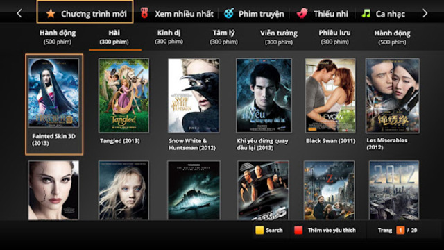 Kho phim bom tấn, phim chiếu rạp đủ thể loại trên truyền hình FPT