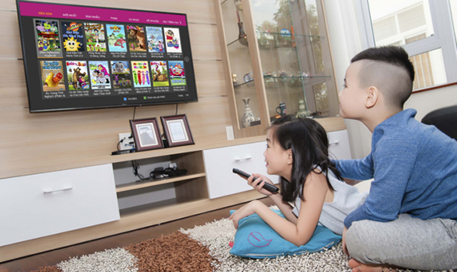 Tính năng giám sát trẻ em, hạn chế về nội dung khi trẻ xem tivi